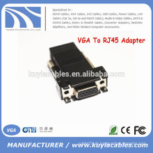 VGA Extender Adapter zum CAT5 / CAT6 / RJ45 Kabelstecker